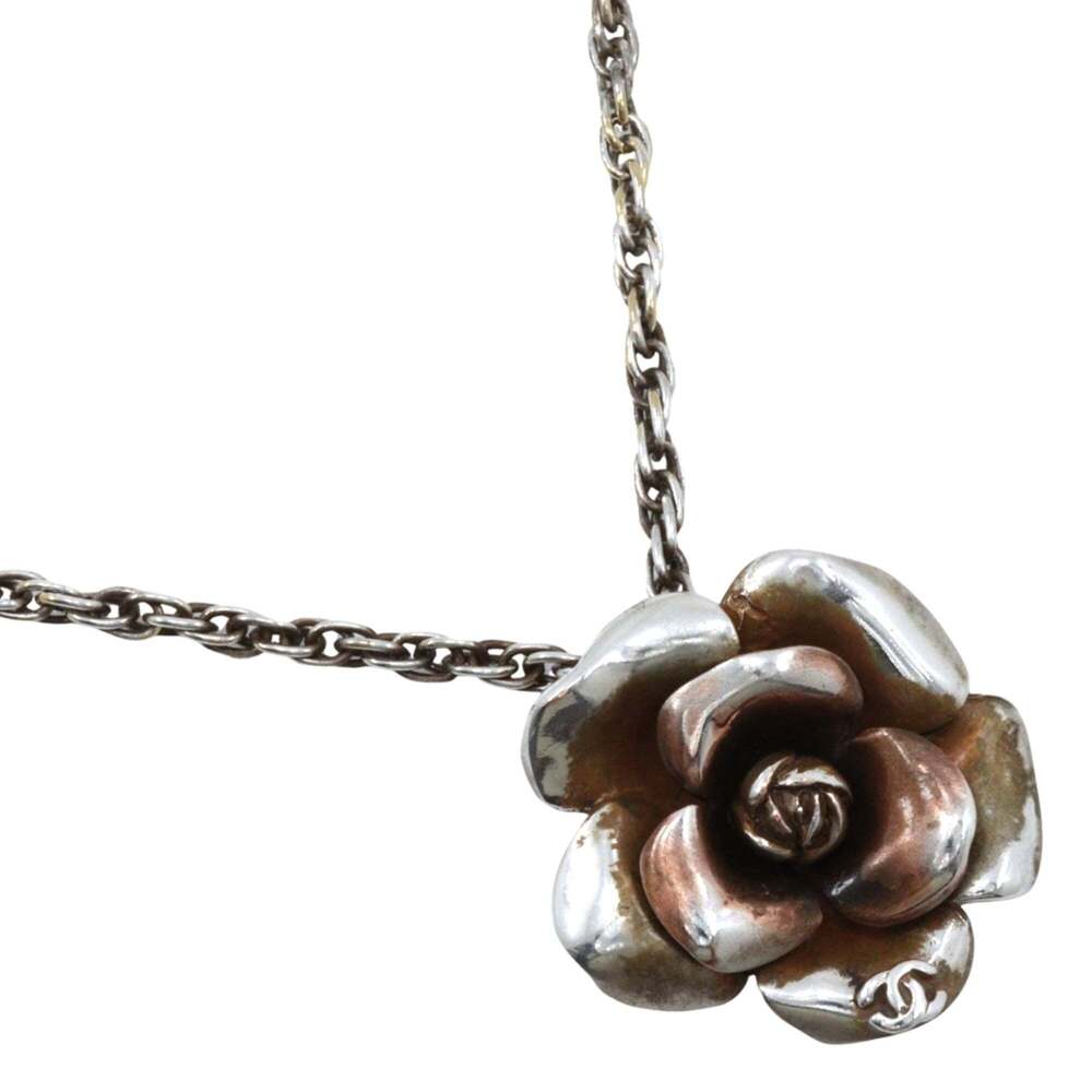 CHANEL Gold Logo Necklace